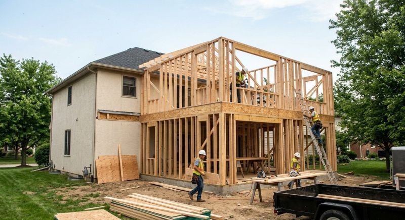 Garage Framing in Conroe, TX