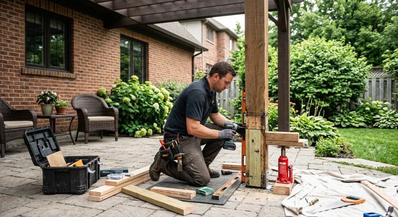 Terrace Post Repair in Redmond, WA